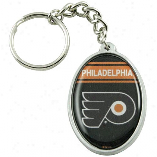 Philadelphia Flyers Oval Keychain