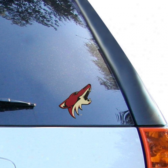 Phoenix Coyotes Small Window Cling