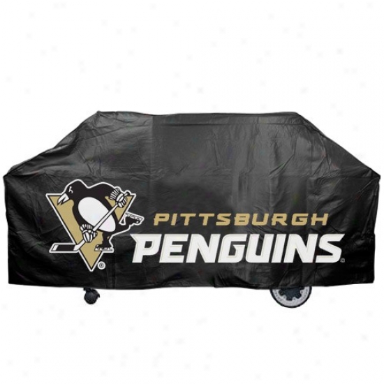 Pittsburgh Penguins Black Grill Cover