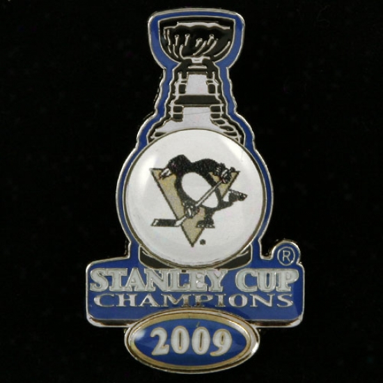 Pittsburgh Penguins Hat : Pittsburgh Penguins 2009 Nhl Stanley Cup Champions Trophy Pin