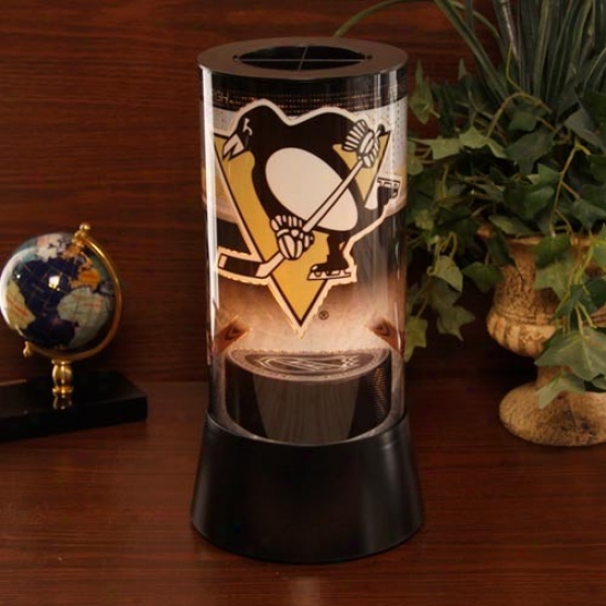 Pittsburgh Penguins Rotating Lamp