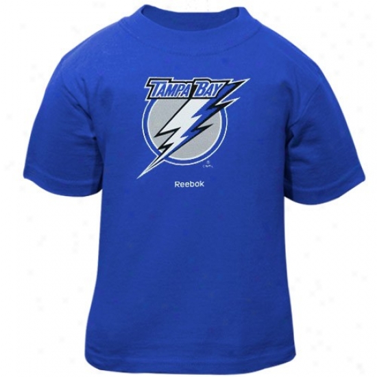 Tampa Bay Lightning Shirt : Reebok Tampa Bay Lightning Toddler Royal Blue Primary Logo Shirt