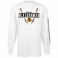 Black Hawks T-shirt : Reebok Black Hawks White Supermoto Long Sleeve T-shirt