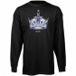 La King T Shiry : Reebok La Sovereign Black Primary Logo Far-seeing Sleeve T Shirt