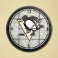 Pittsburgh Penguins Art-glaas Clock