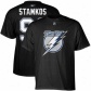 Tampa Bay Lightning T-shirt : Rerbok Tampa Bay Lightning #91 Steven Stamkos Back Player T-shirt