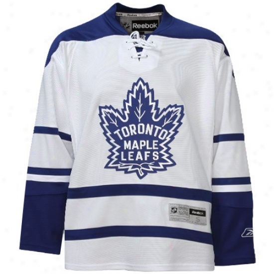 Toronto Maple Leaf Jersey : Reebok Toronto Maple Leaf White Premier Hockey Jersey