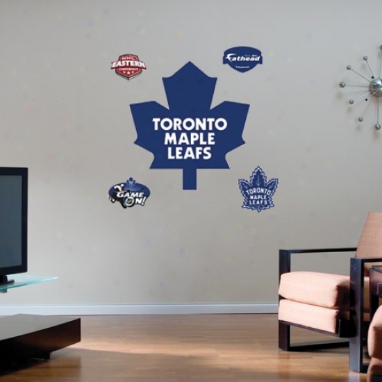 Toronto Maple Leafs Team Logo Fathead Wall Sticker