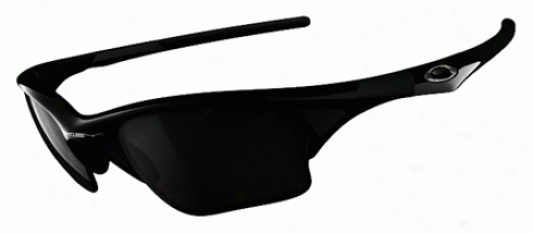 Oakley Half Jacket Xlj Jet Black/black Iridium Sunglasses