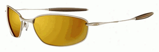 Oakley Whisker Platinum/gold Iridium Sunglasses